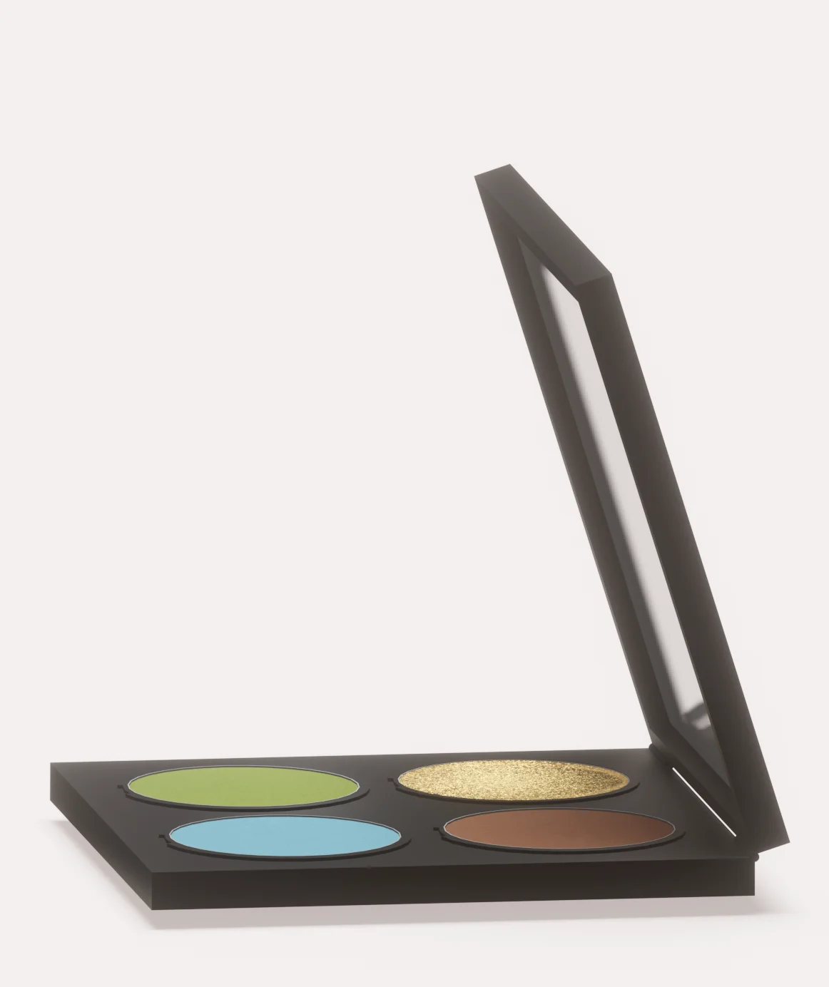 Eyeshadow Palette #4Shade Side View